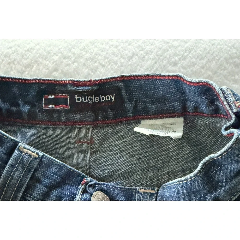 Vintage  Bugle Boy Blue Denim Carpenter 90s Skater Streetwear Jeans Boys Sz 10